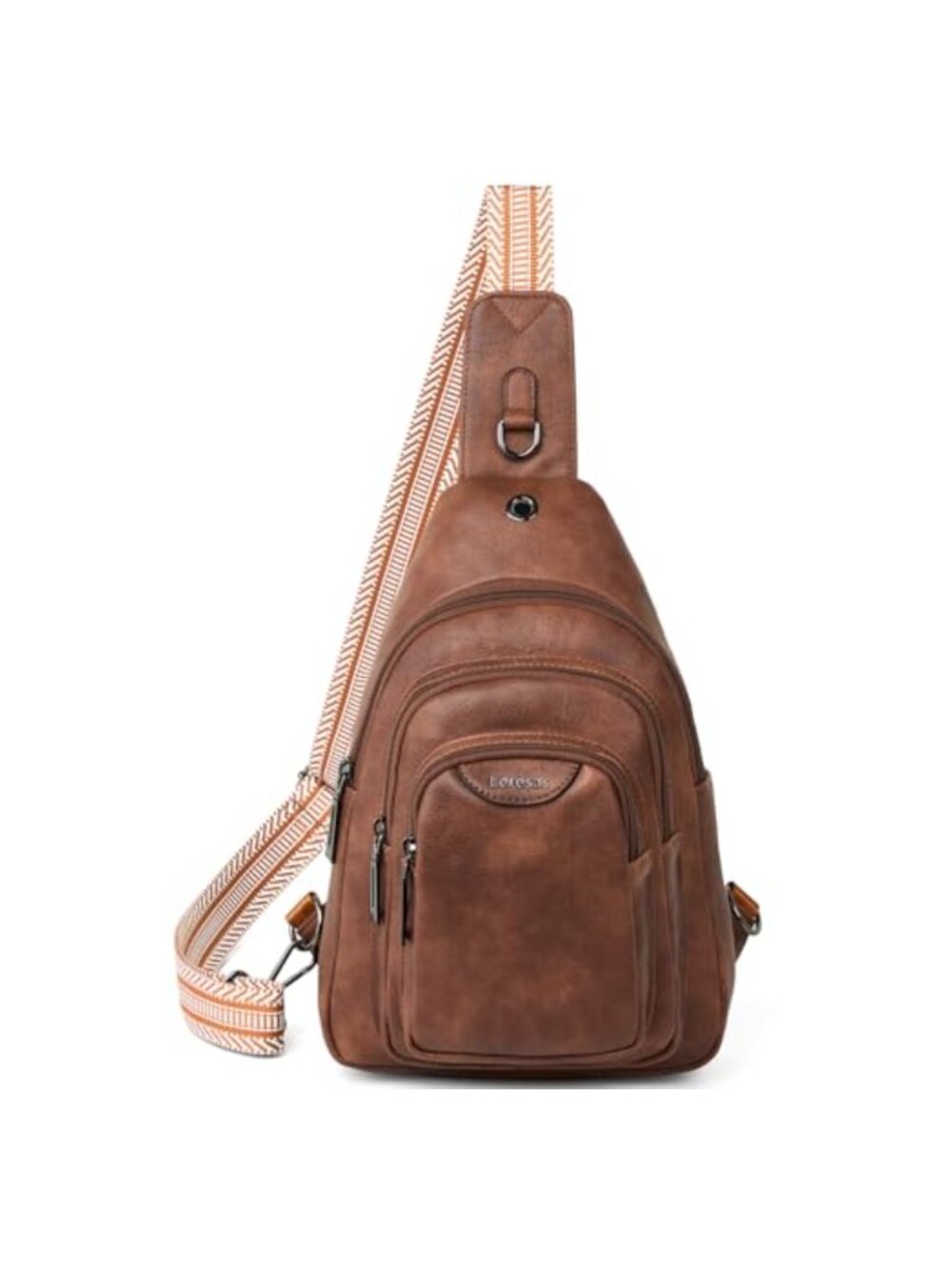 10L Anti Theft Crossbody Sling Bag Faux Leather Purse